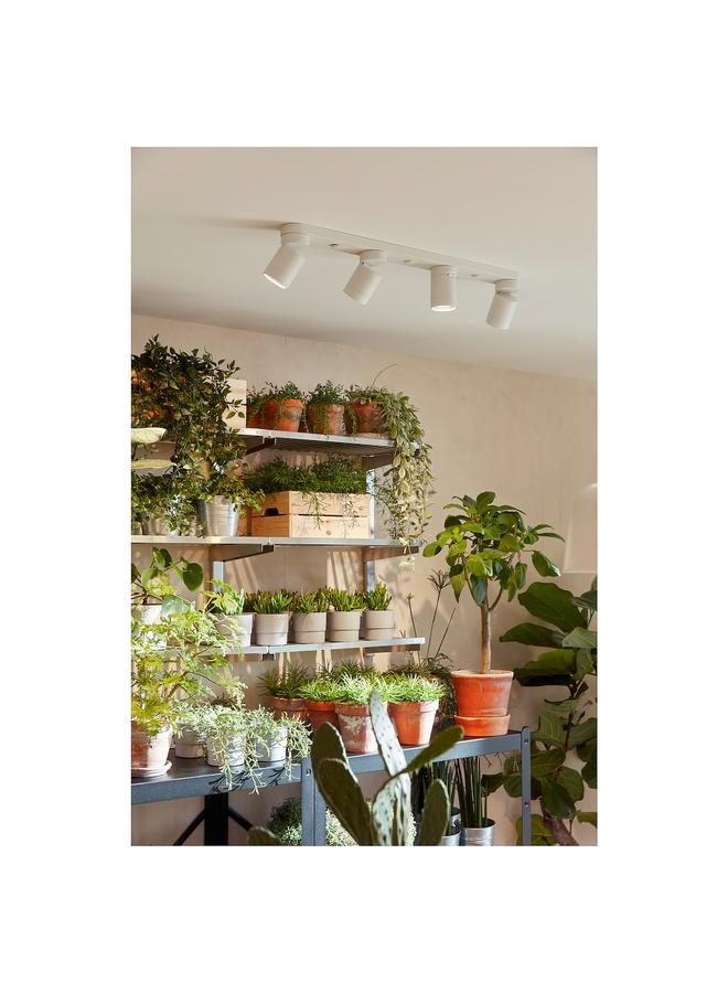 إيروريكس كشاف سقف بـ 4 مصابيح، أبيض - Image 4