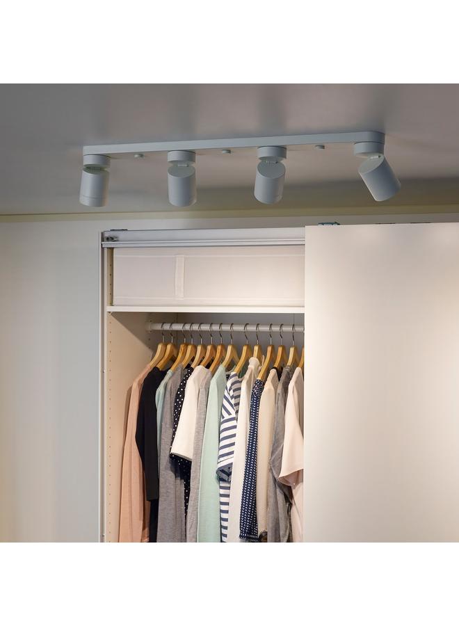 إيروريكس كشاف سقف بـ 4 مصابيح، أبيض - Image 2