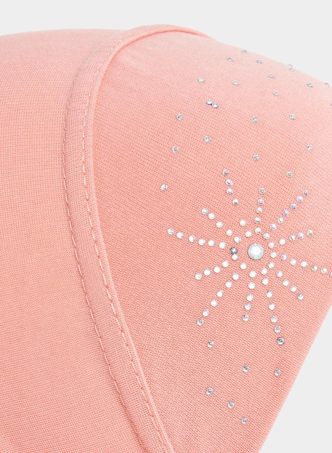 Styli Rhinestone Decorated Gauze Hijab - Image 2