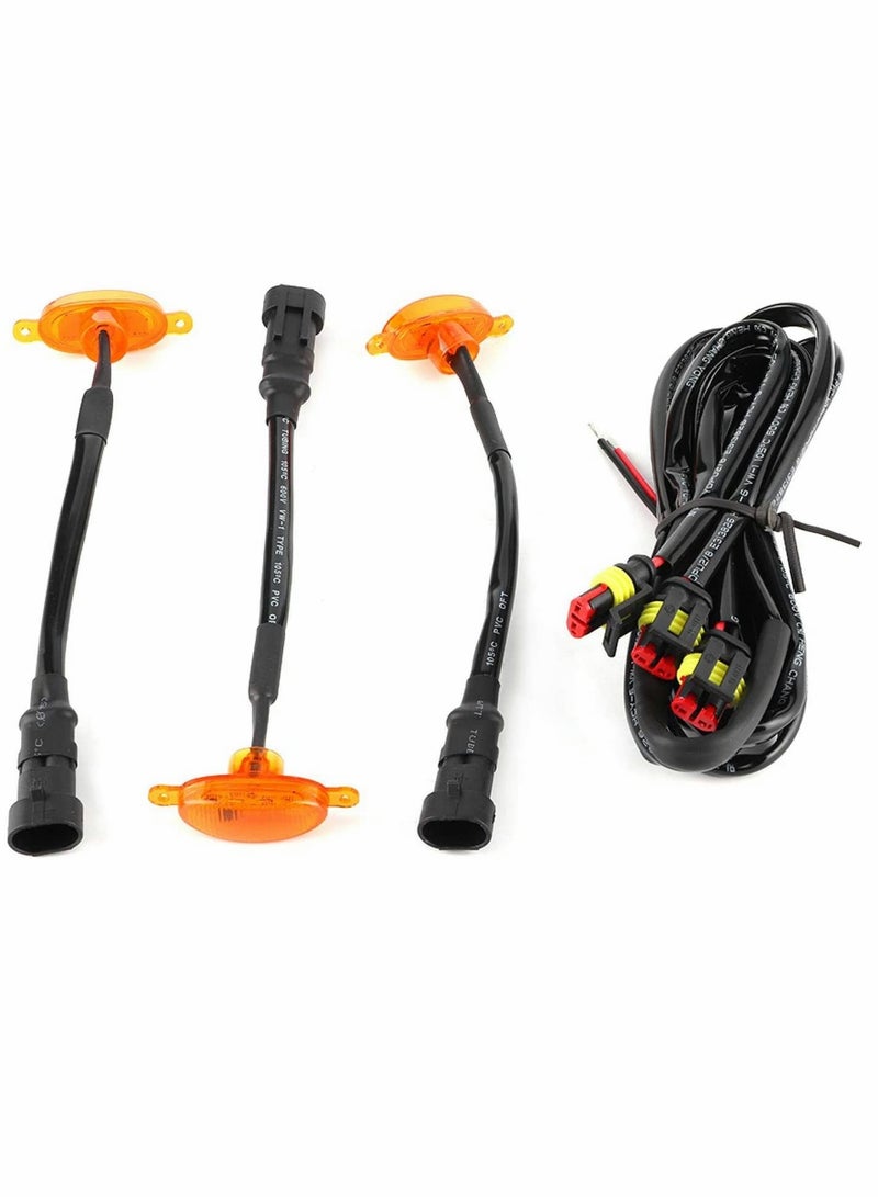 Loquat Car Grille Light, Grill Light Repalcement Front Grille Light LED Lights Bumper Grille Lamp, Auto Front Grille Driving Light Kit, Improved Car Styling Appearance for Improved Car Styling - Image 1