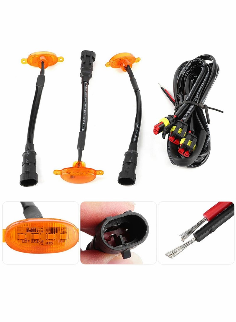 Loquat Car Grille Light, Grill Light Repalcement Front Grille Light LED Lights Bumper Grille Lamp, Auto Front Grille Driving Light Kit, Improved Car Styling Appearance for Improved Car Styling - Image 2