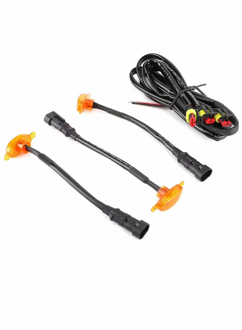 Loquat Car Grille Light, Grill Light Repalcement Front Grille Light LED Lights Bumper Grille Lamp, Auto Front Grille Driving Light Kit, Improved Car Styling Appearance for Improved Car Styling - Image 5