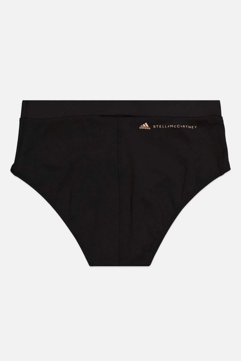 Adidas Adidas by Stella McCartney Women Brand Logo Pull On Bikini Bottom, Black  - Image 2