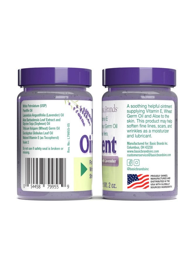 Basic Organics Basic Brands Vitamin E Ointment 2 Oz Lavender (Pack Of 2) - Image 3