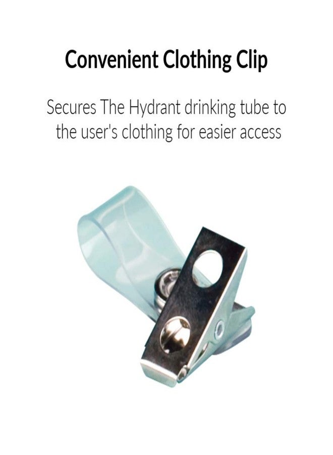 SP Ableware 745820000 Hydrant Water Bottle with Long Tube, Mouth Piece and Clothing Clip for Hand-Free Hydration, 1-Liter - Image 5