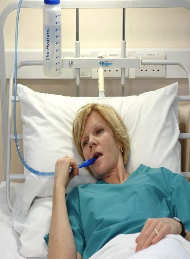 SP Ableware 745820000 Hydrant Water Bottle with Long Tube, Mouth Piece and Clothing Clip for Hand-Free Hydration, 1-Liter - Image 3