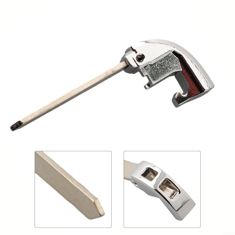 شفرة مفتاح فضية غير مقطوعة ميكانيكية بديلة لطرازات هوندا DIY مفتاح سيارة فارغ - Image 5