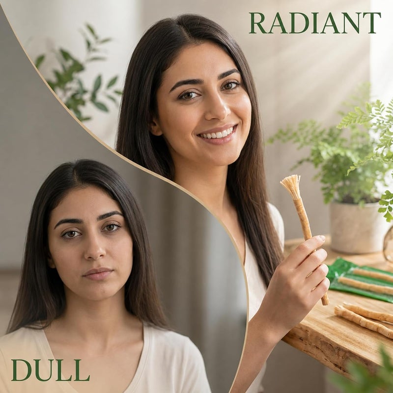 5 Pcs Natural Miswak Toothbrush Set, Traditional Hand-Made Root Stick for Teeth Cleaning, Portable Stick for Healthy Gums and Freshing Breath, Oral Care for Travel - Image 3