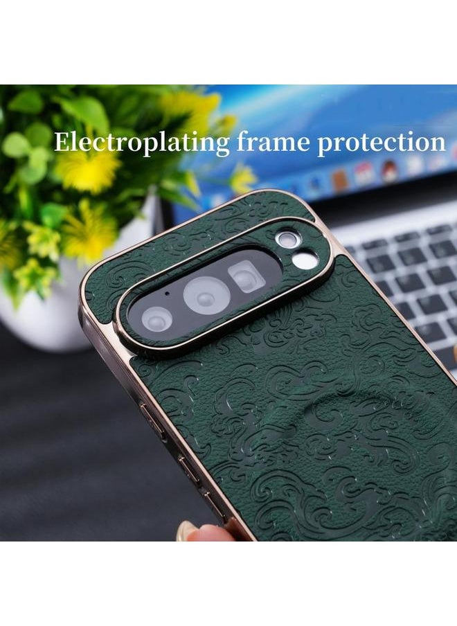 Green Tiger - Case For Google Pixel 9 Pro Cloud Dragon Pattern MagSafe Phone Case - Image 1