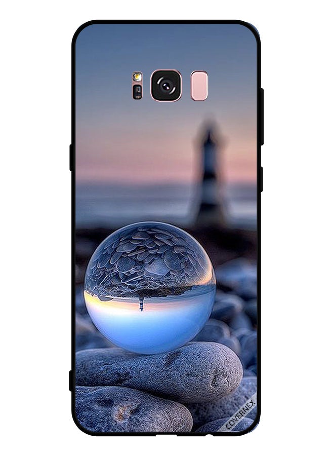 Covernex Protective Case Cover For Samsung Galaxy S8 Plus Awesome Photgraphy Of Nature In Round Glass - Image 1