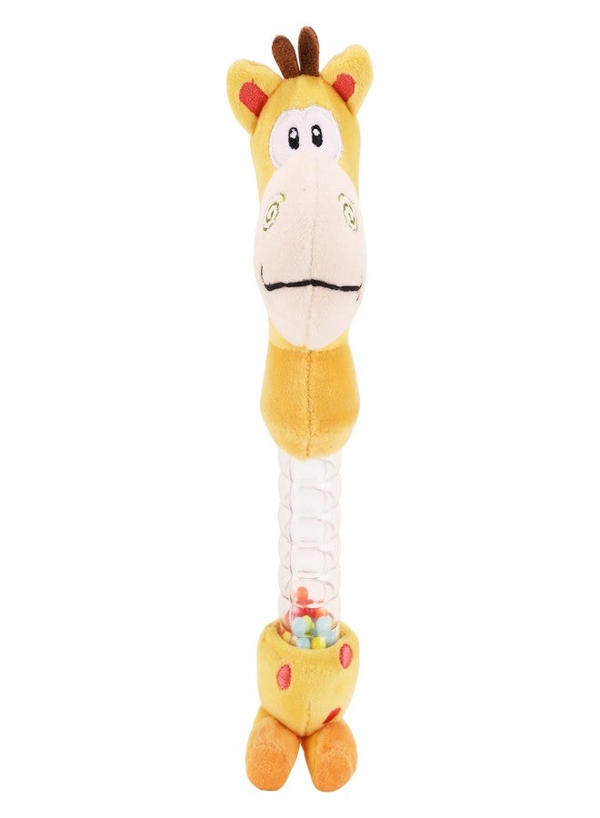 Nuluv Giraffe Rattle Toy Soft Toy for Babies and Infants, Develop Sight, Sound and Motor Skills, Lightweight and Portable, Non-Toxic, for Babies 3+ Months - Image 1