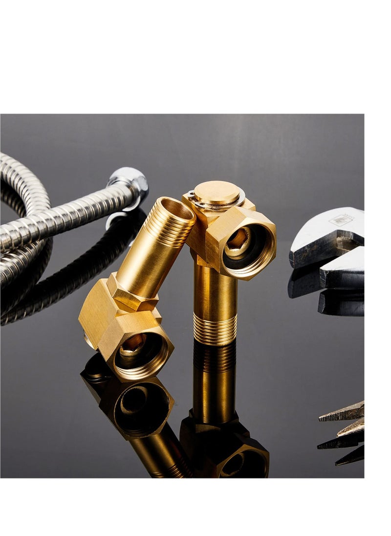 SYOSI - Hose Reel Swivel Fittings Garden Hose Reel Replacement Parts Brass Replacement Part Swivel Hose Reel Cart Swivel Fitting for Garden Hose Adapter Hose Cart Brass Swivel Replacement - Image 1