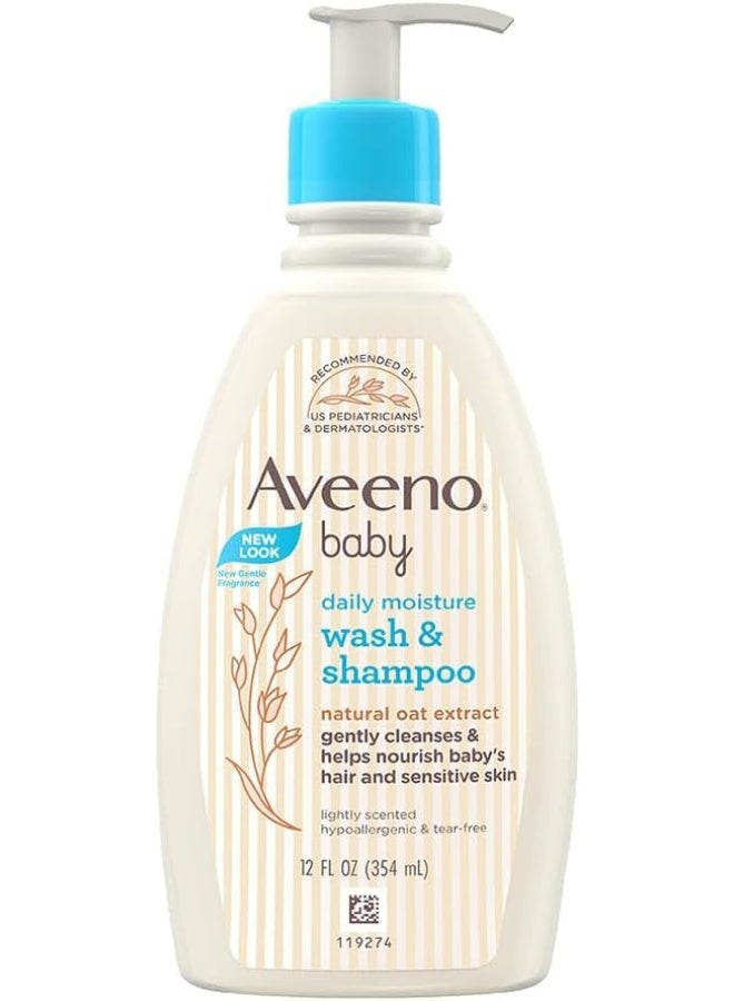 Aveeno Baby Daily Moisturising Bath for Delicate Skin (354ml) - Image 1