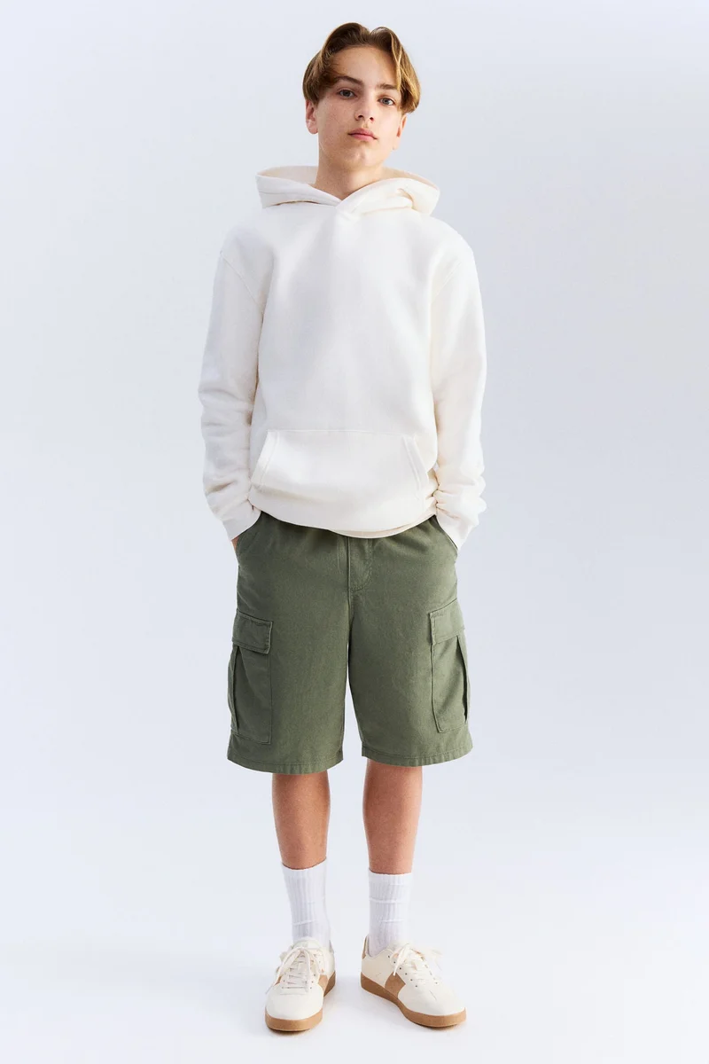 اتش اند ام Cargo twill shorts