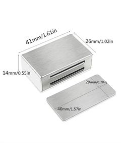 Y&D 4 Pack Magnetic Door Locks Strong Cabinet Lock Stainless Steel Kitchen  - Image 5