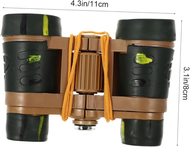 Camouflage Binoculars 2 Pack Compact Lightweight Outdoor Exploration Educational Scientific Tool - Image 3