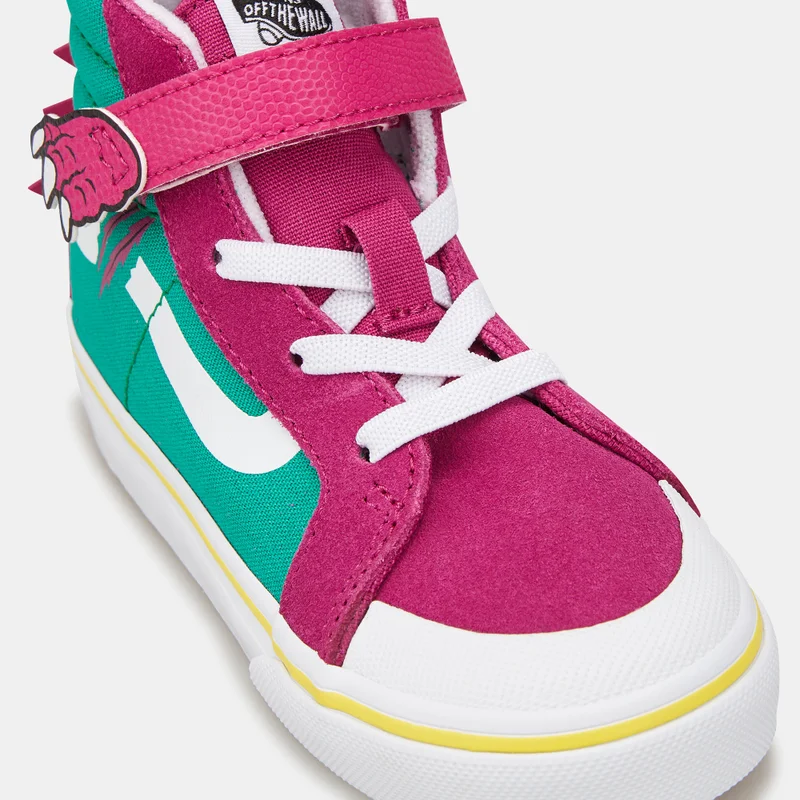 VANS Kids’ Dino SK8-HI Velcro Unisex Shoe (Baby and Toddler)