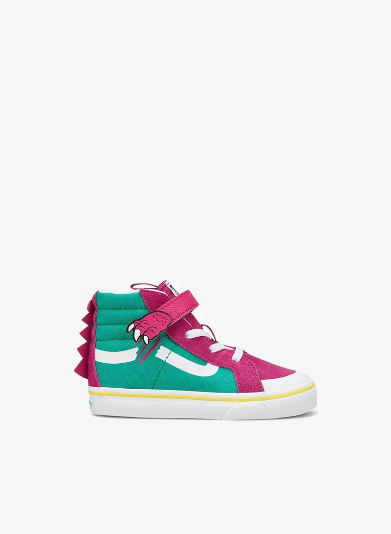 VANS Kids’ Dino SK8-HI Velcro Unisex Shoe (Baby and Toddler)