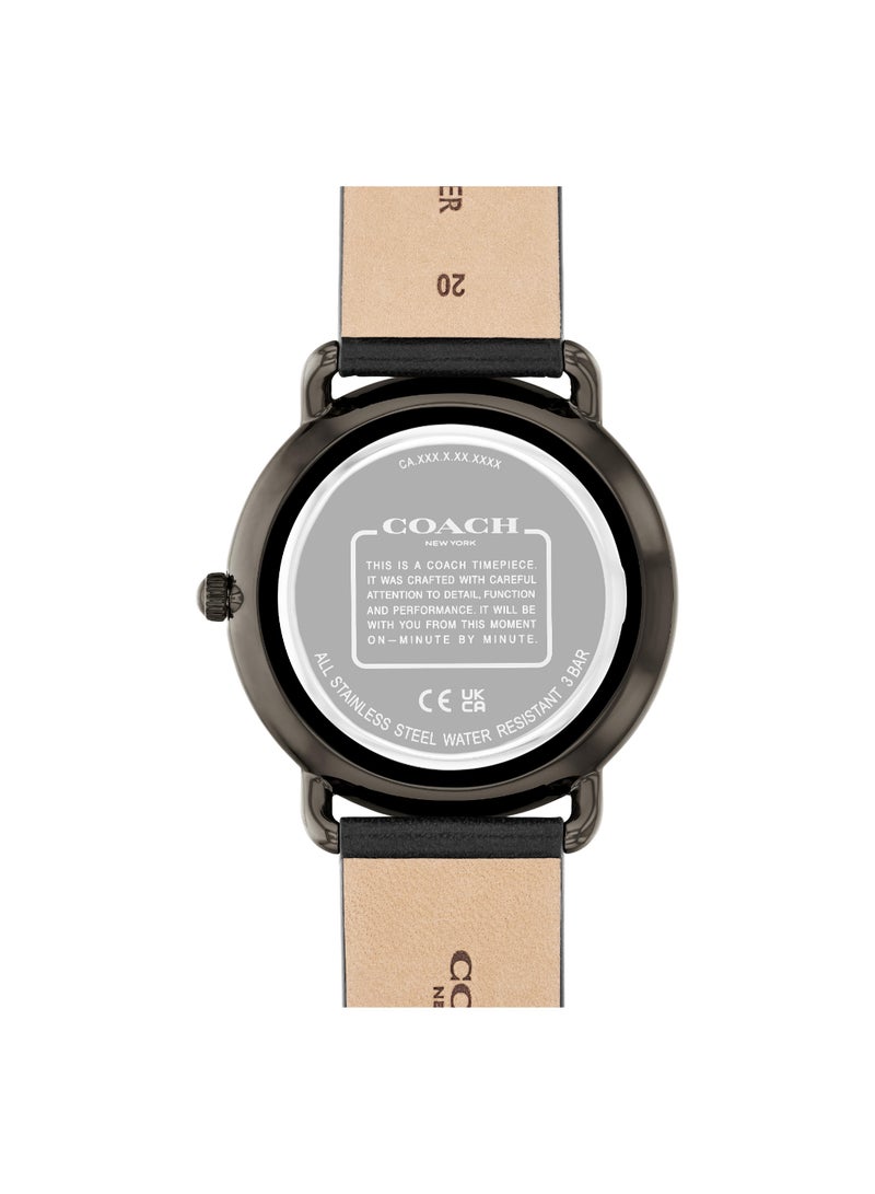 Coach Two-Hand for Men  Collection with Black Leather Strap - 14602719 - Image 2