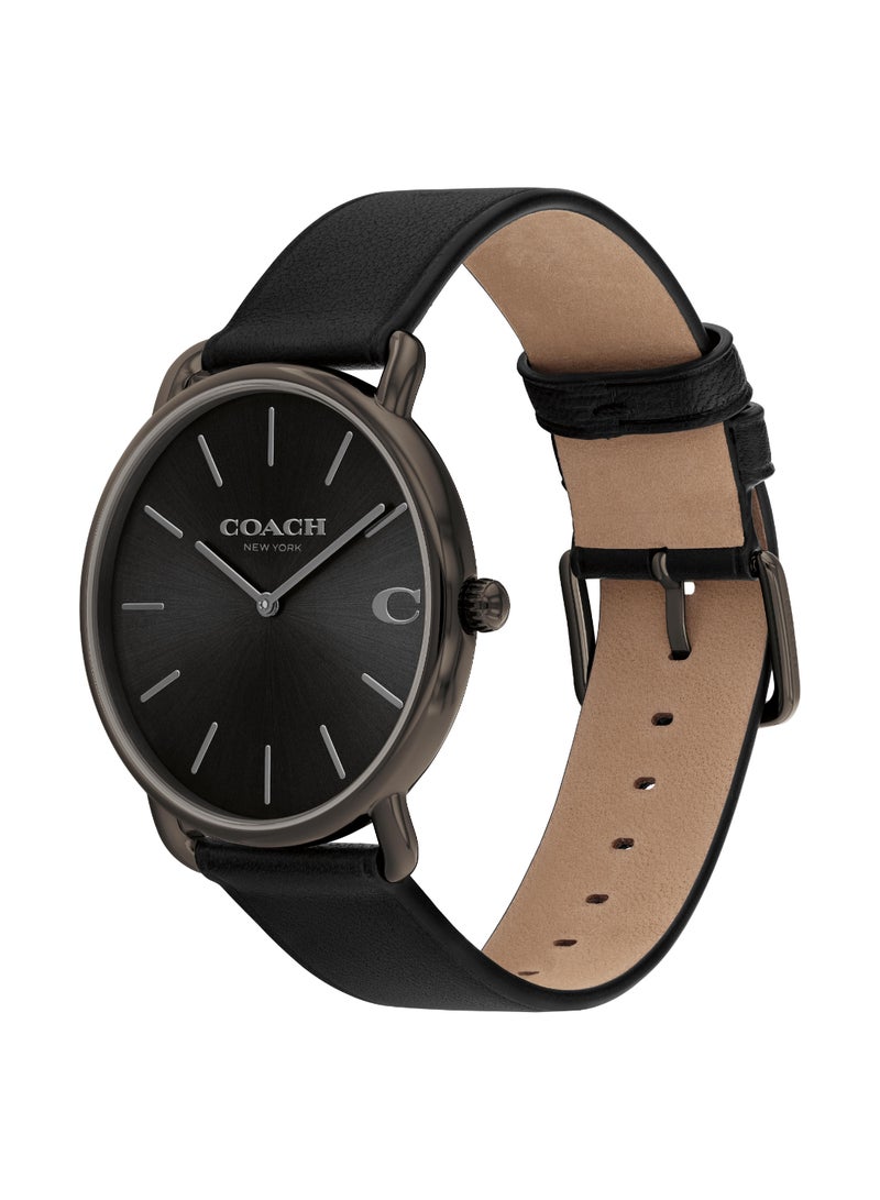 Coach Two-Hand for Men  Collection with Black Leather Strap - 14602719 - Image 3