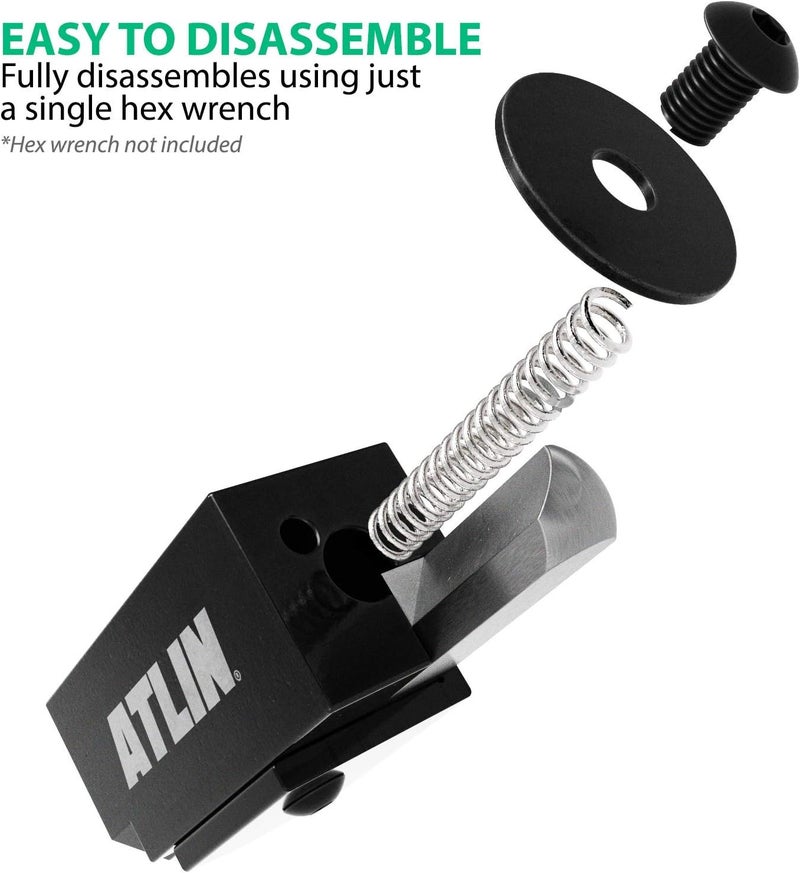 ATLIN Corner Chisel - Square Mortise Chisel for Hinge Mortises, Door Installation, Framing, Woodworking - Image 3