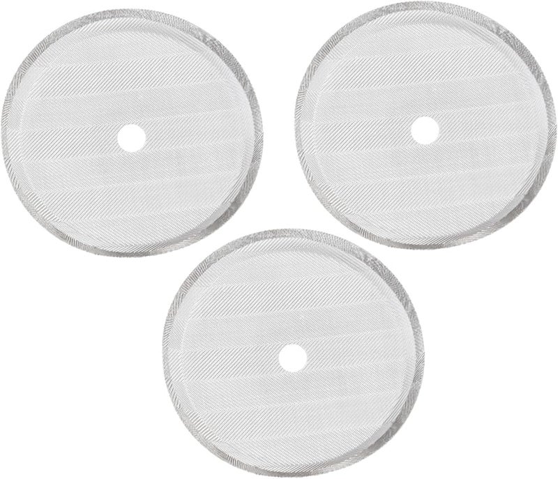 Stainless Steel Coffee Press Replacement Filters 3 Pieces Set 350ML 800ML Compatible - Image 1