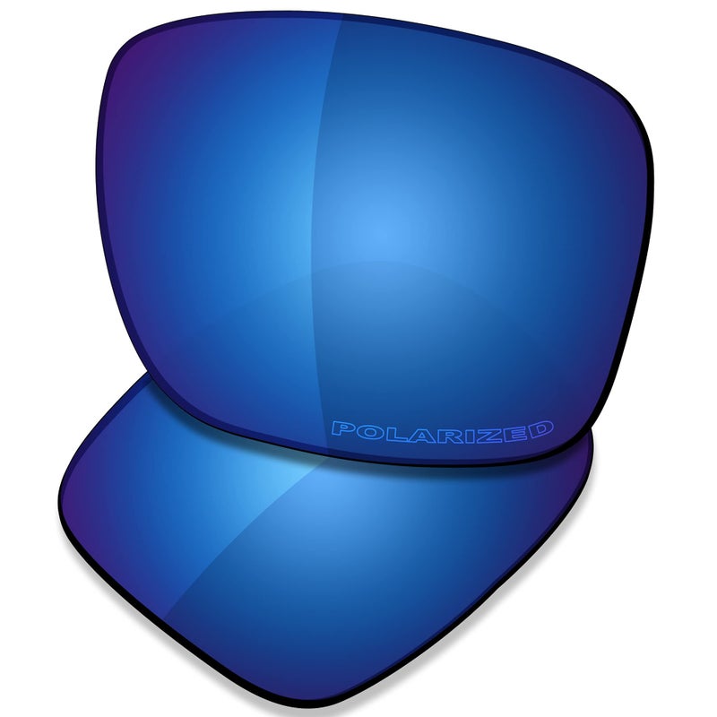 SAUCER SAUCER Premium Replacement Lenses for Oakley Holbrook OO9102 Sunglasses High Defense Midnight Blue Polarized