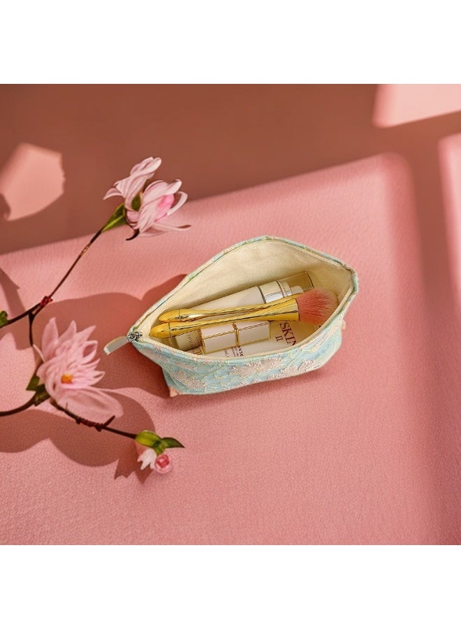 Floral Pattern Cosmetic Bag Set Toiletry Bag Skin Care Bag Bathroom Bag Packing Cubes Travel Essentials Cruise Essentials 26*18*5cm - Image 3