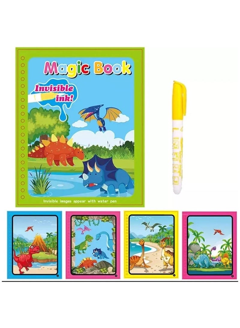 Magic coloring book with water - no mess no stains - fun and educational multiple graphics - boys and girls - Image 4