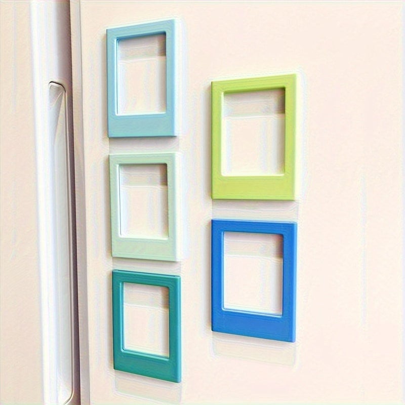Full Color Series 15 Pieces Magnetic Photo Fridge Frames 3 Inch Fit Instax Home Decor - Image 1