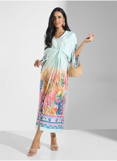 Hope & Ivy Kimono Sleeve Adjustable Tie Waist Dress  - Image 4
