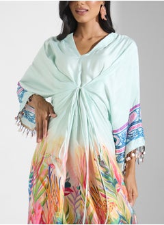 Hope & Ivy Kimono Sleeve Adjustable Tie Waist Dress  - Image 3