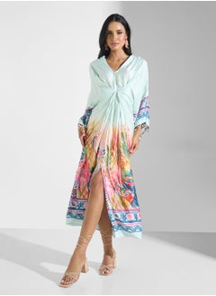 Hope & Ivy Kimono Sleeve Adjustable Tie Waist Dress  - Image 1