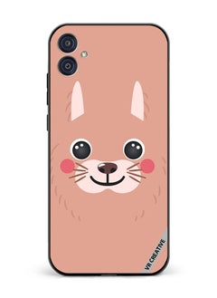 VR CREATIVE Protective Case Cover For Samsung Galaxy M04/F04 Lama Cartoon Face Design Multicolour  - Image 1