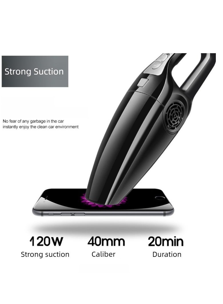 Generic 12V  Portable Handheld Vacuum Cleaner with 4 Pieces Accessories for Car，5M Wire，Powerful Suction Lightweight Hand Held - Image 3