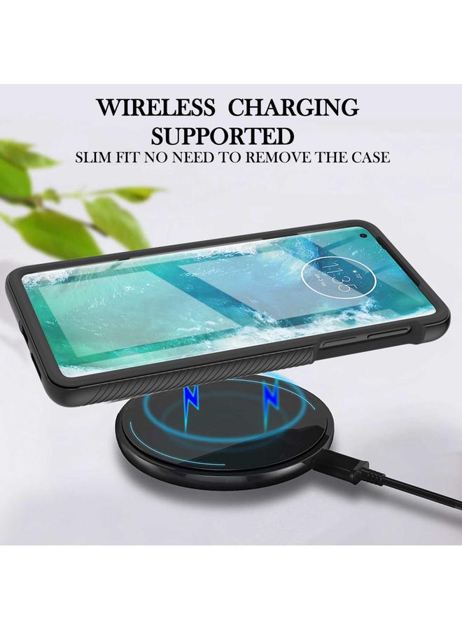 S-TOP Case For Motorola Edge+ 2022 Starry Sky Solid Color Series PC + TPU Phone Case with PET Film - Image 5