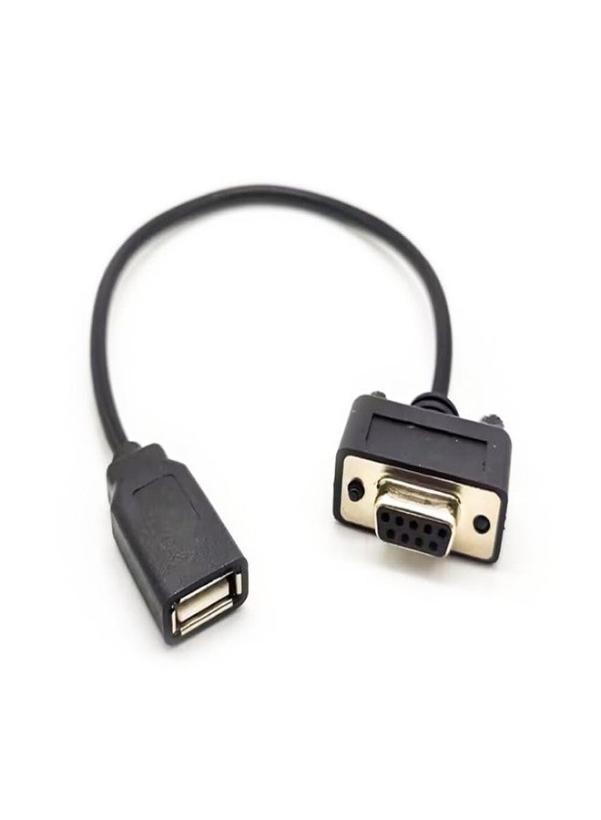 Elecbee DB9 Female to USB2.0 Female Power Cable 0.2M, Used in Computer and Industrial Applications for Data Transfer or Connection to Various Peripherals or Devices - Image 3