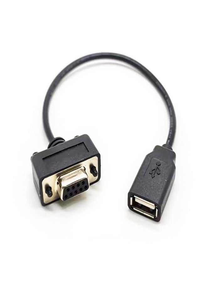 Elecbee DB9 Female to USB2.0 Female Power Cable 0.2M, Used in Computer and Industrial Applications for Data Transfer or Connection to Various Peripherals or Devices - Image 4