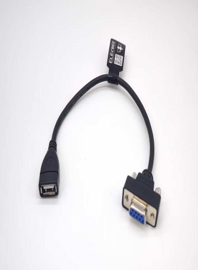 Elecbee DB9 Female to USB2.0 Female Power Cable 0.2M, Used in Computer and Industrial Applications for Data Transfer or Connection to Various Peripherals or Devices - Image 5