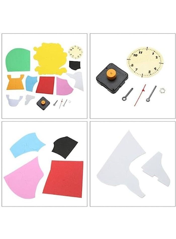 Educational Toys Kids Learning Clock Battery Toys Infant Baby Toys 3D Gas Clock for Kids Boys Girls Craft Games (Monkey(2))  - Image 5