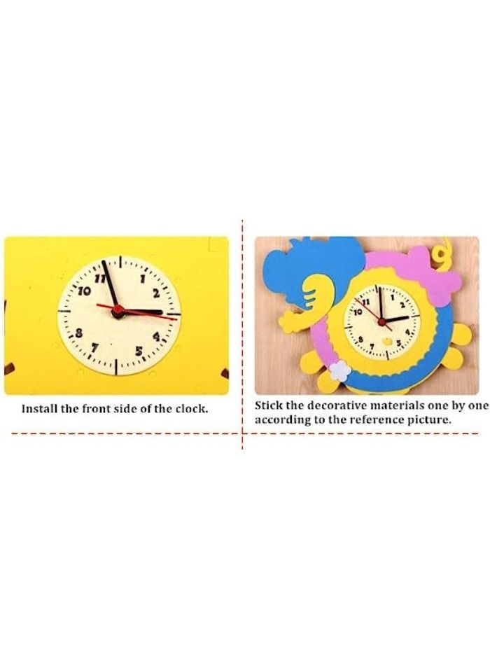 Educational Toys Kids Learning Clock Battery Toys Infant Baby Toys 3D Gas Clock for Kids Boys Girls Craft Games (Monkey(2))  - Image 3