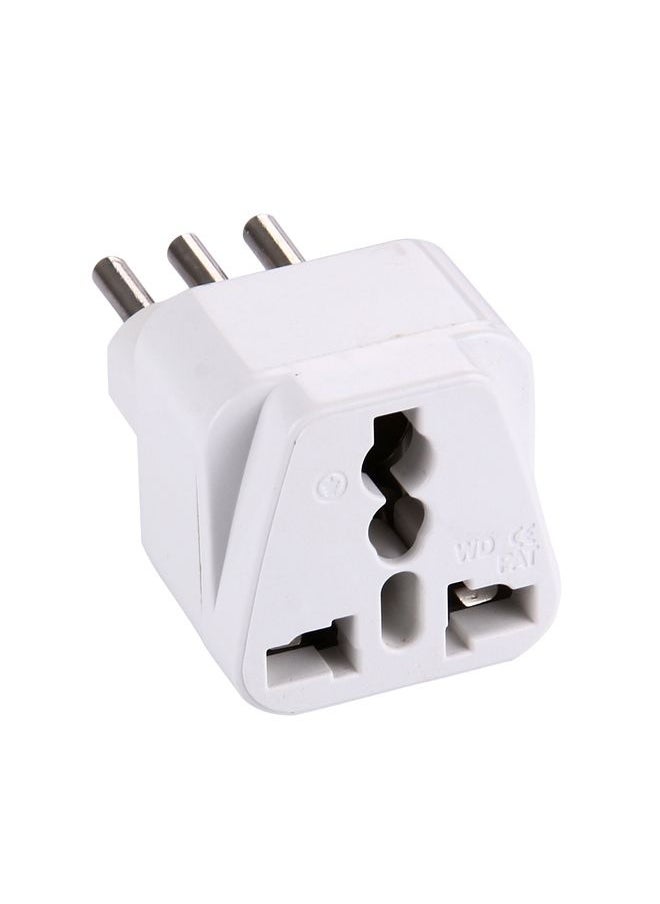 Generic Plug Adapter, Travel Power Adaptor with Italian Plug(White)  - Image 2