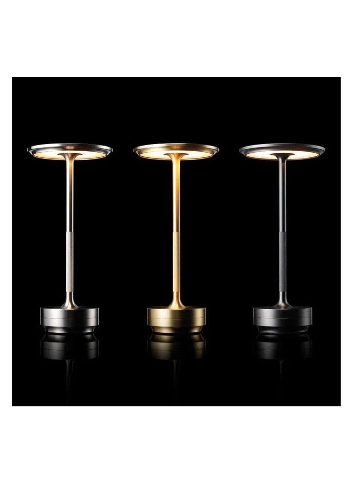 ماركة غير محددة مصباح مكتب LED لاسلكي للمطاعم، تحكم باللمس، ستبليس يعتم، شحن USB، حماية العين، مصباح بجانب السرير لغرفة النوم  - Image 4