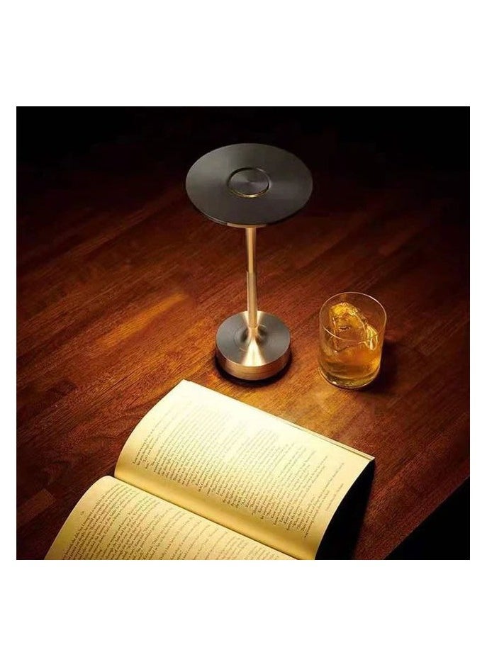 ماركة غير محددة مصباح مكتب LED لاسلكي للمطاعم، تحكم باللمس، ستبليس يعتم، شحن USB، حماية العين، مصباح بجانب السرير لغرفة النوم  - Image 5