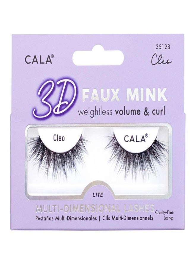CALA 3D FAUX MINK LASHES: CLEO