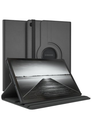 Rotating Case for Samsung Galaxy Tab A7 10.4 (2020/2022) [T500/T505/T507/T509] | 360-Degree Stand with [Auto Sleep/Wake] | Folio Leather Smart Tablet Cover (Black) - pzsku/Z968AFC287415E6F868F3Z/45/_/1729924765/c8718422-bd6a-4197-a1ab-3cf6c9e8b6d6
