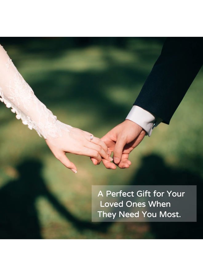 Uloveido Silver Color Adjustable Love Heart Ring Pink CZ Crystal Heart Rings Wedding Promise Jewellery for Women (Pink) - Image 2