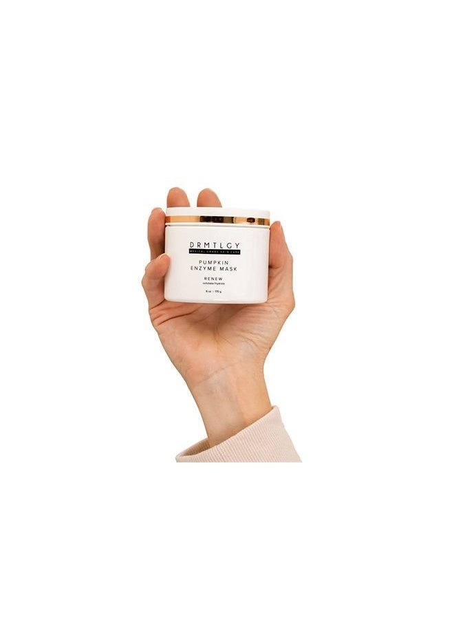 DRMTLGY Pumpkin Enzyme Face Mask with Jojoba Beads. Gentle Exfoliating Pumpkin Facial Mask for Dullness, Uneven Skin Tone, Fine Lines and Wrinkles.  - Image 3