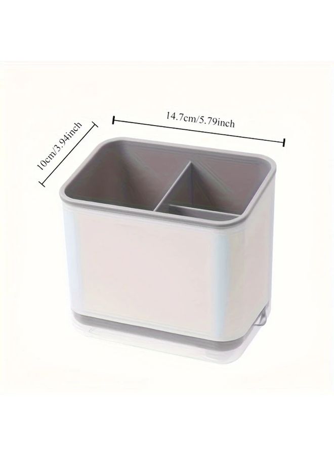 Black Modern Multi Tier Bathroom Storage Rack Detachable Toothbrush Holder - Image 3