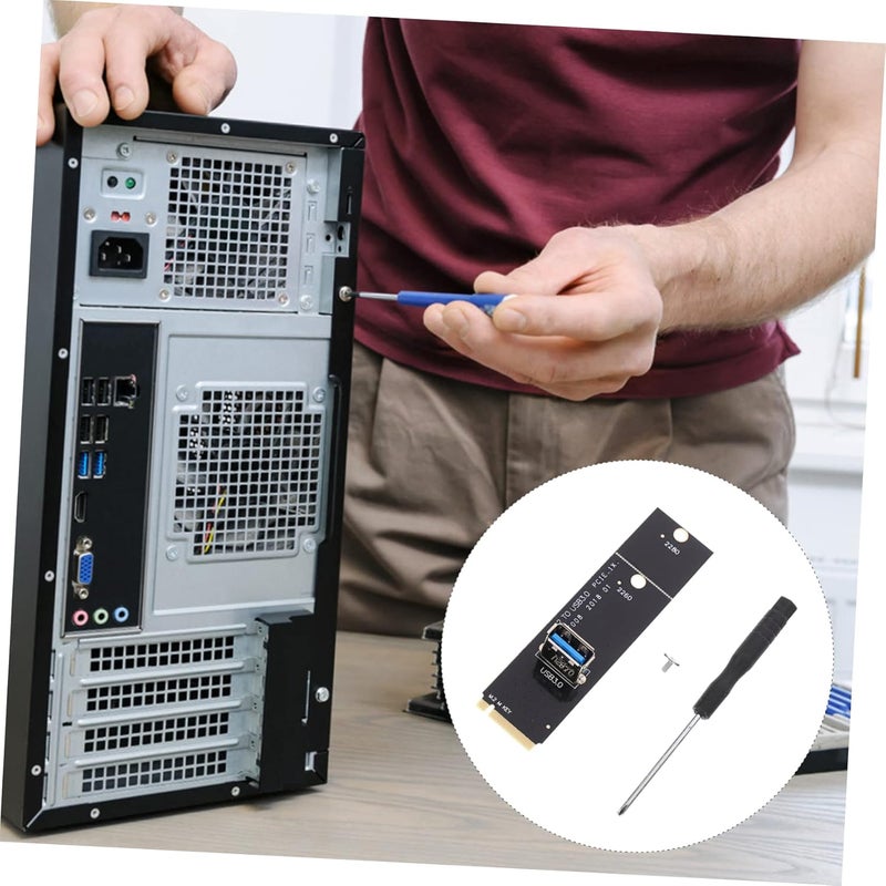 بطاقات توسعة USB من SECFOU 4 قطع إلى محول USB لتحسين الاتصال والأداء نقل بيانات عالي السرعة لأجهزة الكمبيوتر المكتبية و - Image 3